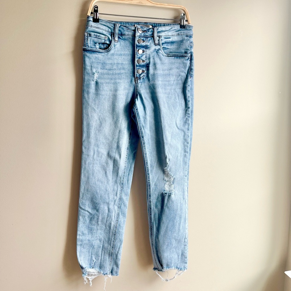 Kut from the Kloth Light Wash Cropped Jeans